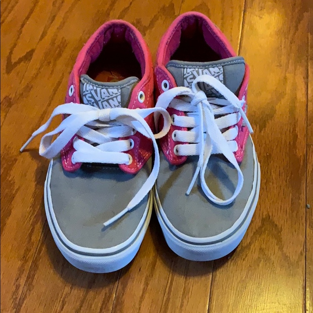 Pink/Grey Vans